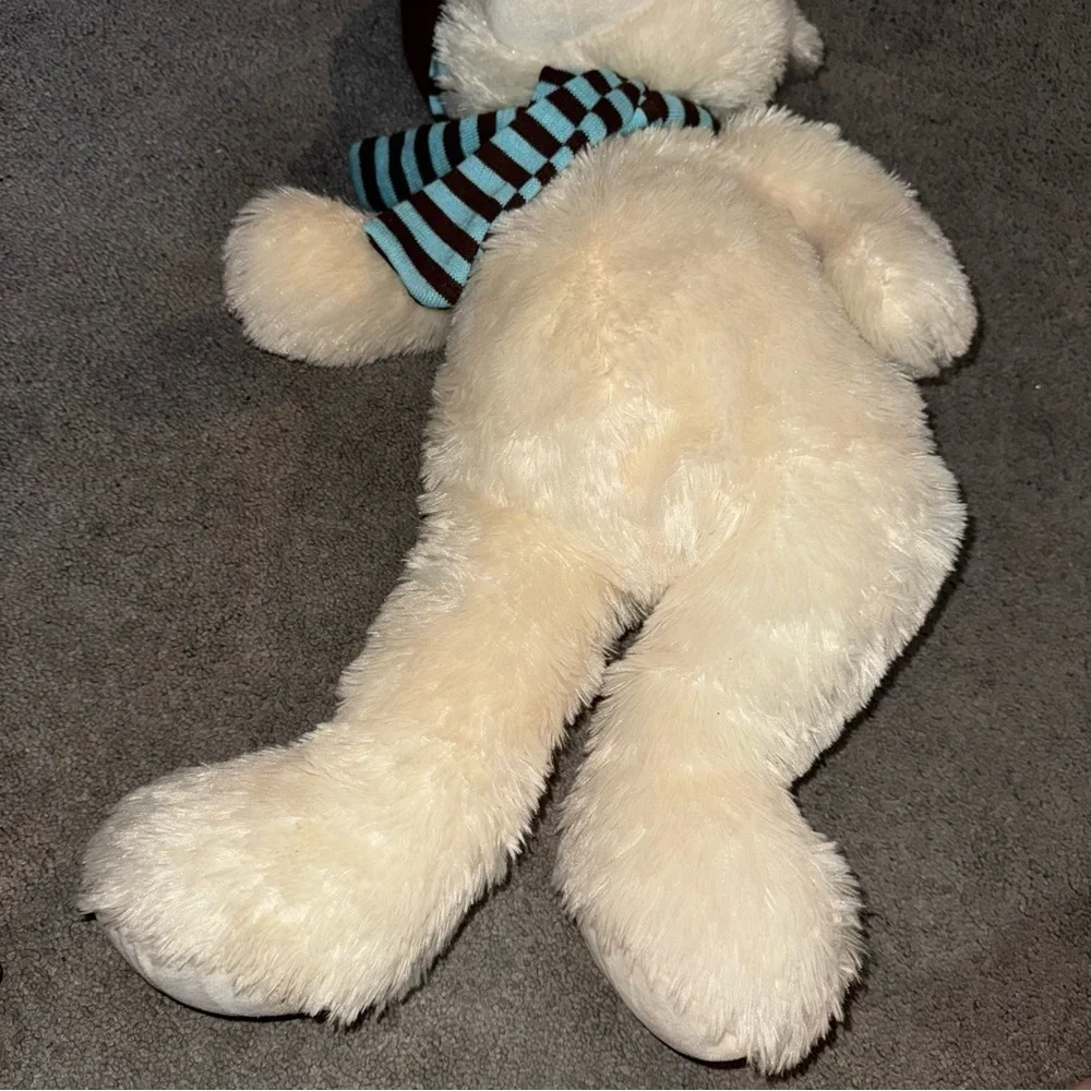 Vintage Teddy Bear “Your Best Friend Bear” Hat And Scarf 27” Rare Teddy Bear NWT